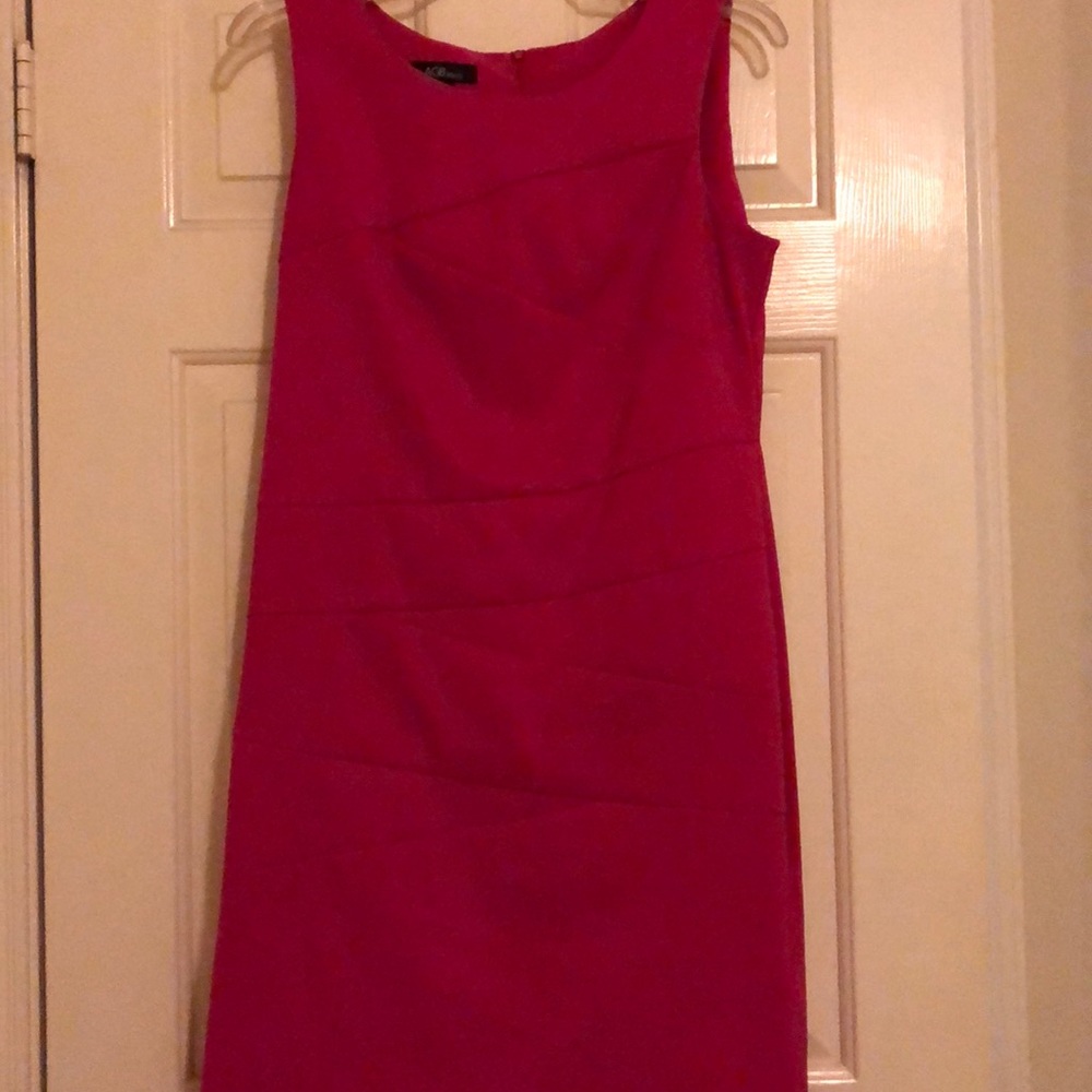 Dark pink dress